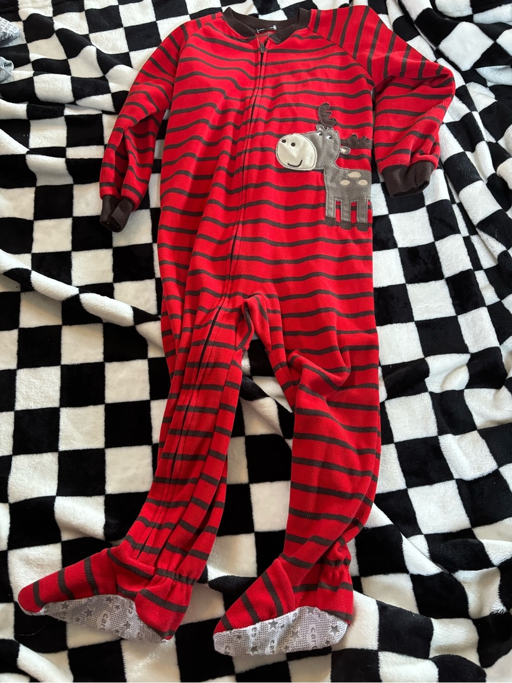 4T striped red carters sleeper